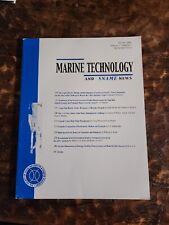 Marine Technology And Sname News Outubro 2000 Volume 37 Número 4 Militar, usado comprar usado  Enviando para Brazil