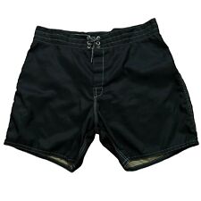 Birdwell Beach Britches Swim Trunks Mens 34 Board Shorts Made in USA Black VTG for sale  Shipping to South Africa