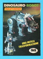 TOP984-PUBBLICITA'/ADVERTISING-1984-DINOSAURO-ROBOT-TRASFORMER (B)-GIG-1 FOGLIO usato  Milano