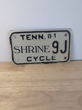 tennessee motorcycle plate for sale  Dwight