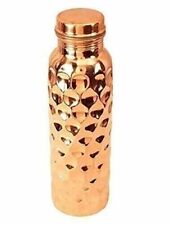 Garrafa de água de cobre puro para ioga benefícios para a saúde ayurvédica garrafa de diamante 950 ml comprar usado  Enviando para Brazil