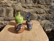 Small cloissone vases for sale  BLACKBURN