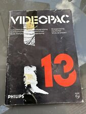 Booklet philips videopac for sale  SHEFFIELD