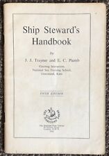 Ship steward handbook for sale  MATLOCK