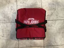 Bolsa de transporte Pizza Deliver isolada 19x18x6,5” vermelha Poppa John’s comprar usado  Enviando para Brazil