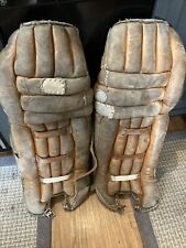 Vintage leather goalie for sale  Cedar Lake