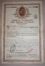 Agosto 1900 debito usato  Italia