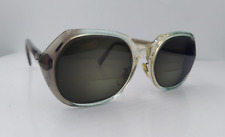 Óculos de sol vintage M/C 9409 cinza translúcido oval aro de chifre SOMENTE ARMAÇÕES EUA comprar usado  Enviando para Brazil