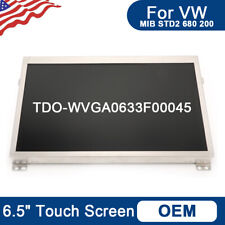 Tela LCD sensível ao toque TDO-WVGA0633F00045 6,5" para rádio VW MIB STD2 680 200 comprar usado  Enviando para Brazil