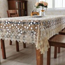 Table Cloth Embroidered Tablecloth Table Cover Lace Tv Cabinet Shoe Dust Cover for sale  Shipping to South Africa