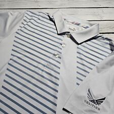 Camisa polo masculina de golfe Puma Volition Freedom Edition média listrada azul comprar usado  Enviando para Brazil