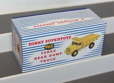 DINKY TOYS *High Quality* Reproduction Box - 965 Terex Rear Dump Truck  for sale  UK