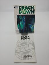 1990 Sega Arcade Hits Crack Down IBM 5.25" Computer PC Game Box & Manual Only for sale  Shipping to South Africa