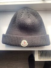Black moncler beanie for sale  LEICESTER