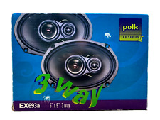 ALTAVOCES ESTÉREO POLK EX SERIE II 3 VÍAS 6 X 9 COCHE BARCO EX693a *NUEVOS EN CAJA ABIERTA* segunda mano  Embacar hacia Argentina