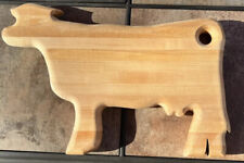 shaped board wood cow cutting for sale  Broadview Heights