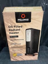 Aquecedor elétrico radiante Pelonis HO-0279 1500W cheio de óleo com termostato, usado comprar usado  Enviando para Brazil