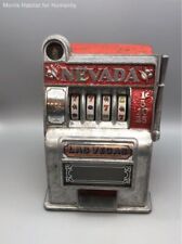 Mini máquina tragamonedas Bonanza de colección juguete banco de juego metal Las Vegas Nevada segunda mano  Embacar hacia Argentina
