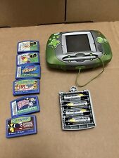Leap Frog Leapster Learning Game System Green w/5 Games + Fresh Batteries ,Works for sale  Shipping to South Africa