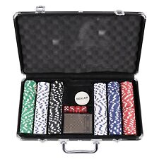Poker Set With Metal Case for sale  Shipping to South Africa