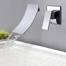 Wall Mounted Basin Taps Waterfall BasinTap 2 Hole Wall Mounted Basin Taps,Chrome for sale  Shipping to South Africa