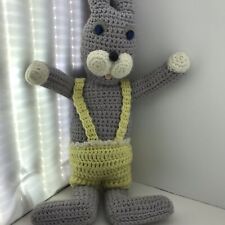 Crocheted gray white for sale  Cullman