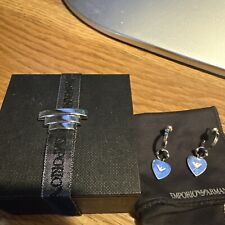 Emporio armani earrings for sale  BRAINTREE