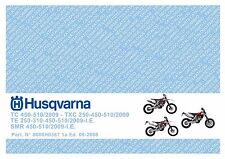 Livro manual de peças Husqvarna 2009 SMR 450 & SMR 510 comprar usado  Enviando para Brazil