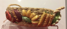 Wicker basket colorful for sale  Hanska