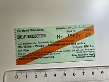 Erlaubnisschein 1974 befahren gebraucht kaufen  Berlin