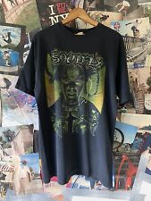 Camiseta Vintage 1999 Soulfly One World One Tribe Uva Azul Grande Desgastada, usado comprar usado  Enviando para Brazil