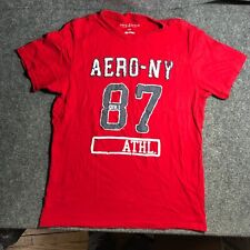 Camiseta masculina manga curta AEROPOSTALE NY tamanho grande vermelha comprar usado  Enviando para Brazil
