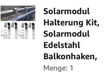 Photovoltaik balkonkraftwerk h gebraucht kaufen  Gau-Bischofsheim, Harxheim, Lörzweiler