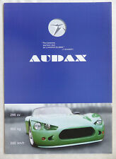 Kit Audax Car Roadster con motor BMW V8 - Folleto 1997 Francia segunda mano  Embacar hacia Mexico