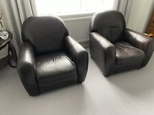 Leather tub chairs for sale  YARM