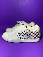 Y2K DC Shoes Character Skateboarding White  Sneakers Size 8 for sale  Shipping to South Africa