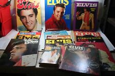 Vintage Collection of 17 Elvis Presley Books And Magazines for sale  Shipping to South Africa