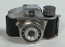 Mini cámara espía Minetta vintage subminiatura con estuche de cuero, usado segunda mano  Embacar hacia Argentina