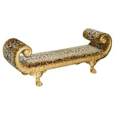 RRP £18,000 TWIN SERPANT GOLD GUILT EXTRA LARGE PAVILLION DAYBED WINDOW SEAT, used for sale  Shipping to South Africa