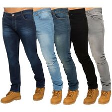 Enzo Jeans Mens Skinny Slim Fit Stretch Denim Trousers Cotton Pants All UK Sizes for sale  Shipping to South Africa