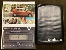skoda fabia owners manual for sale  PORTSMOUTH