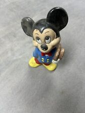 Boneco antigo vintage 1977 Walt Disney cerâmica Mickey Mouse segurando chapéu! comprar usado  Enviando para Brazil