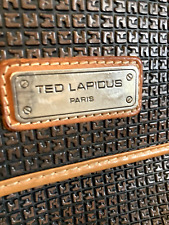 Usado, Bolso bandolera vintage Ted Lapidus década de 1980 con monograma de cuero en relieve segunda mano  Embacar hacia Argentina