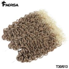 Wave Braiding Hair Extensions Crochet Braids Synthetic Hair Ombre Curly Blonde for sale  Shipping to South Africa