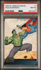 1995 DC vs. Marvel Superman vs. Hulk #1 PSA 8, used for sale  Shipping to South Africa