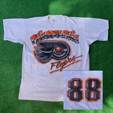 Usado, Camisa aerógrafo cinza tamanho XL- Vintage anos 90 Philadelphia Flyers Eric Lindros NHL comprar usado  Enviando para Brazil