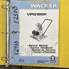 Wacker vpg160k tamper for sale  Bradenton