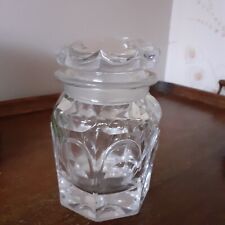 Crystal storage jar for sale  YORK