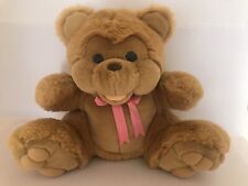 Peeko Teddy Bear Pink Bow Soft Plush Toy 16” for sale  Shipping to South Africa