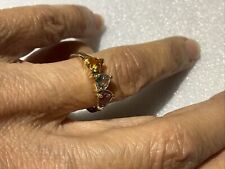 aquamarine heart 10k ring for sale  Miami